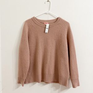 JCREW 100% Cashmere Sweater (Pink)